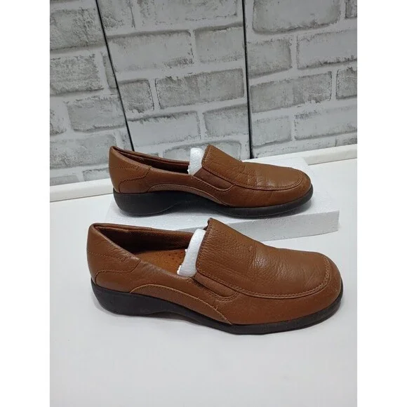 Nicole Natural Tan Leather Loafer  Flats Womens - Size 8.5 M - Picture 2 of 10